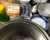 黒胡麻チーズケーキ12cm×2台分作り方2写真