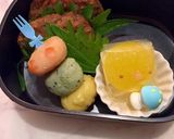 玄米栗入りご飯 中学生 秋弁当 詰め方作り方5写真