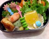 玄米栗入りご飯 中学生 秋弁当 詰め方作り方9写真