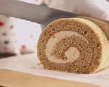 紅茶のロールケーキ☆ミルクティークリーム作り方35写真
