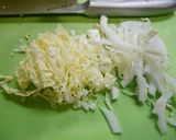簡単！竹輪と白菜のお味噌汁☆あご出汁作り方1写真