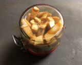 簡単！瓶に詰めて大根の酢醤油漬け☆作り方2写真