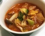 トマト缶とキャベツとしめじのスープ作り方5写真