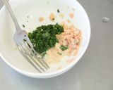 【離乳食中期】鮭とほうれん草のミルク和え作り方3写真