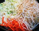 豚肩ロースと野菜の塩炒めスパゲッティ作り方3写真