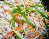豚肩ロースと野菜の塩炒めスパゲッティ作り方5写真