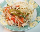 豚肩ロースと野菜の塩炒めスパゲッティ作り方7写真