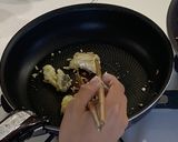 野沢菜の簡単ペペロンチーノ～白身魚のせ～作り方9写真