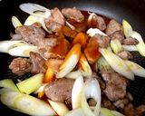 簡単っ時短☆長ネギたっぷり酢豚風炒め作り方8写真