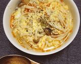 キノコたっぷり春雨入り酸辣湯風スープ作り方7写真