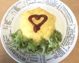 ごはん抜きで低糖質！オムライス風オムレツ作り方4写真