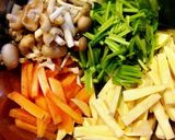 薬膳★しめじとさつまいもと柿のかき揚げ作り方3写真