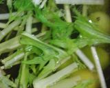 リカちゃん♡枝豆と水菜のお吸い物作り方9写真