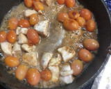 ミニトマト大量消費！卵と鶏肉の中華炒め作り方2写真
