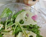 リカちゃん♡水菜れんこん胡麻マヨサラダ作り方19写真