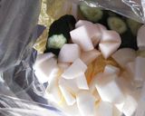 カブ、きゅうり、白菜の塩昆布浅漬け作り方4写真