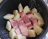 炊飯器で簡単！豚肉の赤ワイン煮込み作り方2写真