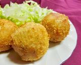 人参の葉たっぷり 簡単肉なしコロッケ作り方6写真