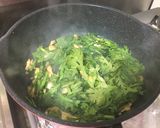 春菊の辛味炒め作り方3写真