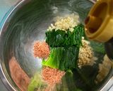 天かす入☆干し海老とほうれん草のおひたし作り方2写真