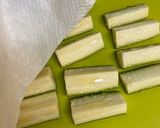 ズッキーニ&舞茸☆ベーコン挟みレンジ蒸し作り方4写真