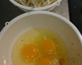 そぼろ入りボリューミー卵焼き作り方1写真