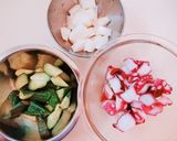 タコと長芋のサッパリ酢の物作り方1写真