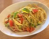 美肌・便秘に　アボカドトマトのパスタ作り方5写真