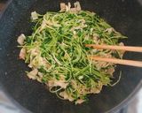ダイエット！豆苗とエノキのカルボナーラ作り方6写真