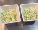 レンジで超簡単キャベツベーコン卵のサラダ作り方1写真