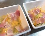 レンジで超簡単キャベツベーコン卵のサラダ作り方3写真