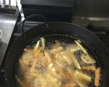 豚バラと根野菜の揚げ炒め。作り方6写真