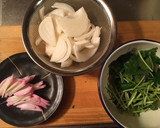 玉ねぎと三つ葉のふわとろたまご丼作り方3写真