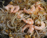 ダイエット昼夕♪エビ糸こんモヤシの炒め物作り方5写真