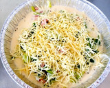 タルト生地なし♪長ネギの簡単キッシュ風作り方4写真