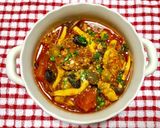 豚小間肉と豆のトマト煮込み作り方7写真