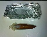 酒の肴にいかが？～イカワタのホイル焼き～作り方1写真