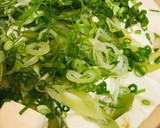 薄揚げと三種ネギの野菜豆腐なべ作り方4写真