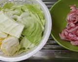 ☆甘辛たれで♪キャベツ・豚バラ肉炒め☆作り方1写真