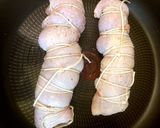 チキンロール鶏もも肉八幡巻き♪人参ごぼう作り方8写真