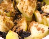 アップルシナモン煮りんごの朝ごはん。作り方2写真