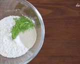 抹茶の粒あんぱん作り方1写真