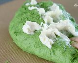 抹茶の粒あんぱん作り方5写真