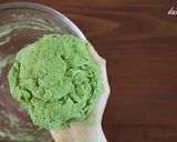 抹茶の粒あんぱん作り方3写真