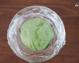 抹茶の粒あんぱん作り方7写真
