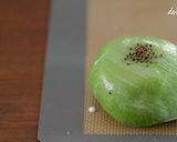 抹茶の粒あんぱん作り方15写真
