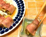 ズッキーニ&舞茸☆ベーコン挟みレンジ蒸し作り方8写真