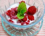 おうちカフェ☆ラズベリーソルベ。作り方6写真