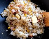 ☆にんにくバター醤油チャーハン☆作り方6写真