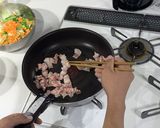 パパでもできる☆ビーフン入りチャーハン作り方4写真